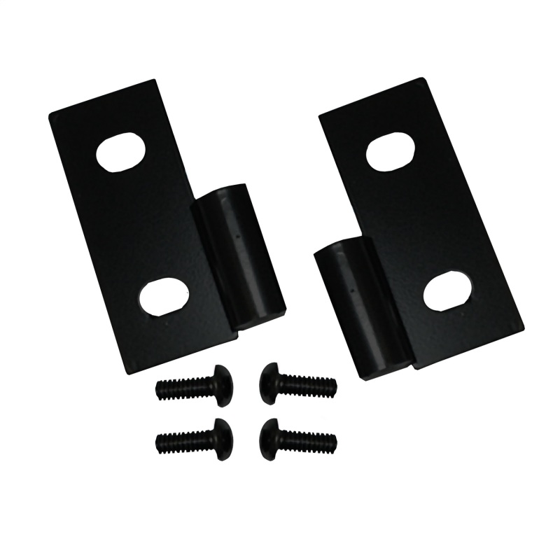 Jeep Wrangler Door Hinge Kit - Front - Rugged Ridge - Black - `87-`06